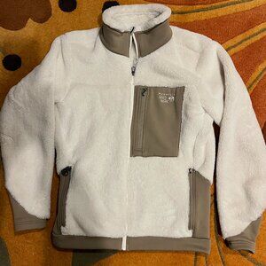 Mountain Hardwear Monkey Fleece Jacket – Large- Beautiful Cream Color